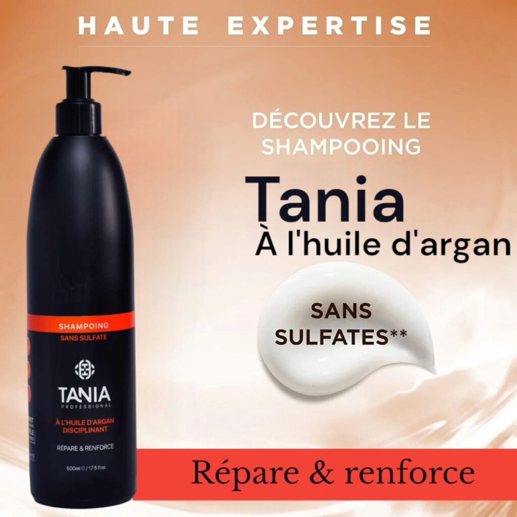 shampoing à l’huile d’argan